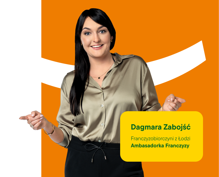 Franczyzobiorczyni Żabka — materiał z zabka.pl/franczyza